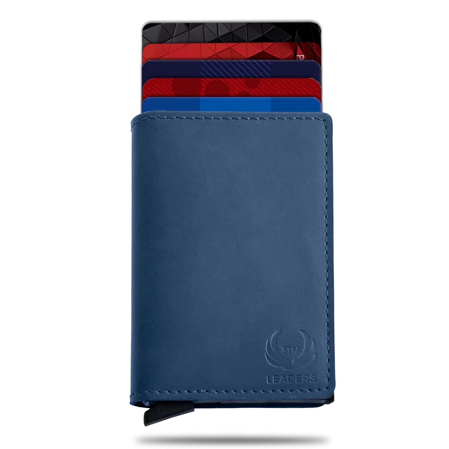 8766 Leather Wallet Slim Wallet Wallet Business Card Case Card Holder